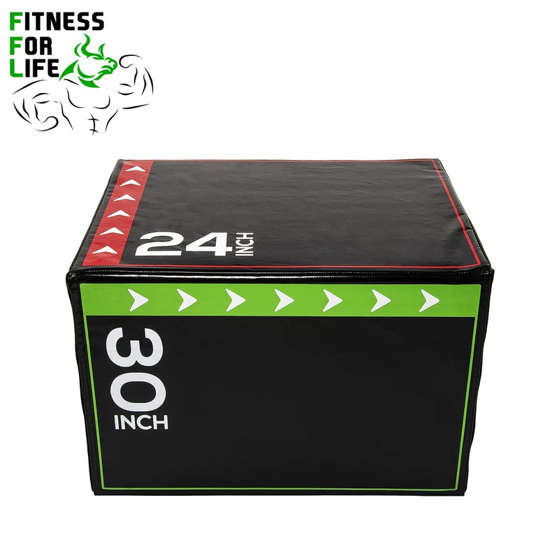 3 in 1 Plyometric Foam Jump Box - 20" 24" 30