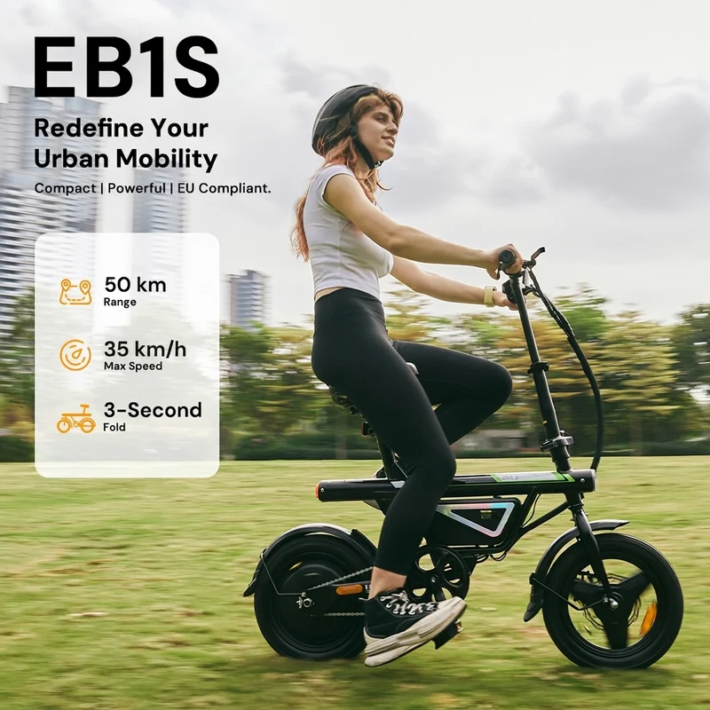 EB1S 500W Folding City Electric Bike with APP