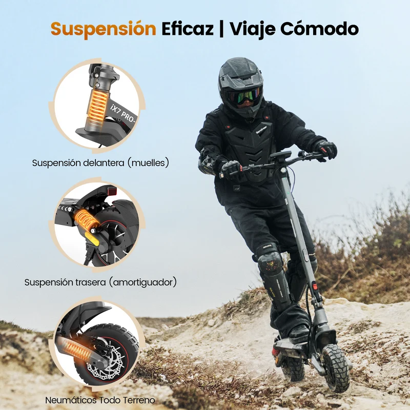 iScooter Patinete Eléctrico iX7Pro Certificado VMP para España