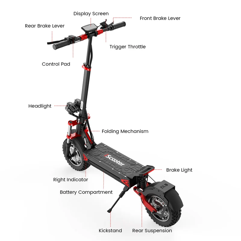iScooter iX8 2400W Off Road Electric Scooter