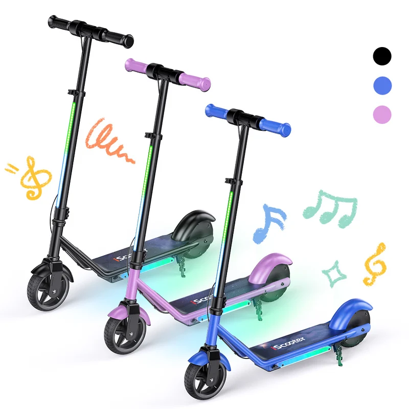 iScooter iK3Pro 150W Electric Scooter for Kids with Adjustable Height