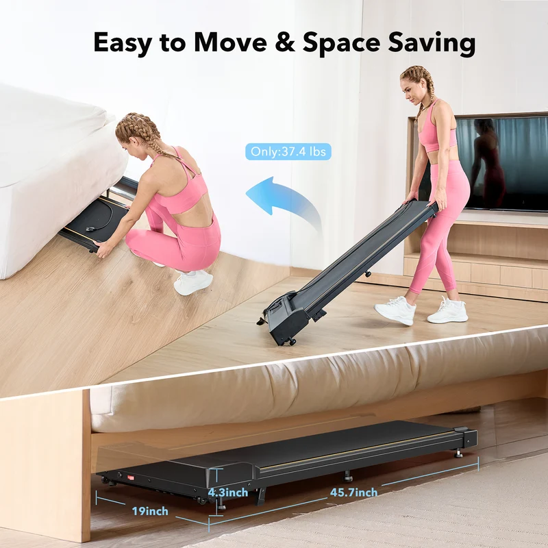JT31 Walking Pad Treadmill with Incline