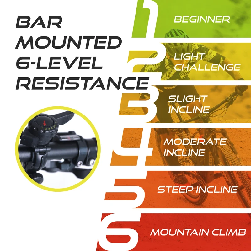 Support d'Entraînement pour Vélo à Résistance Magnétique avec Tapis - Noir