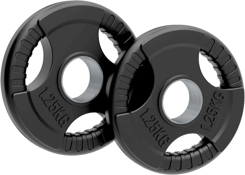 Lot de 2 Disques Olympiques Tri-Grip - 2,5 kg (2 x 1,25 kg)