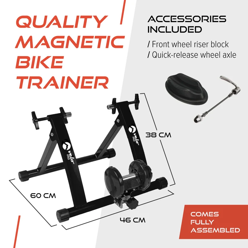 Support d'Entraînement pour Vélo à Résistance Magnétique - Blanc