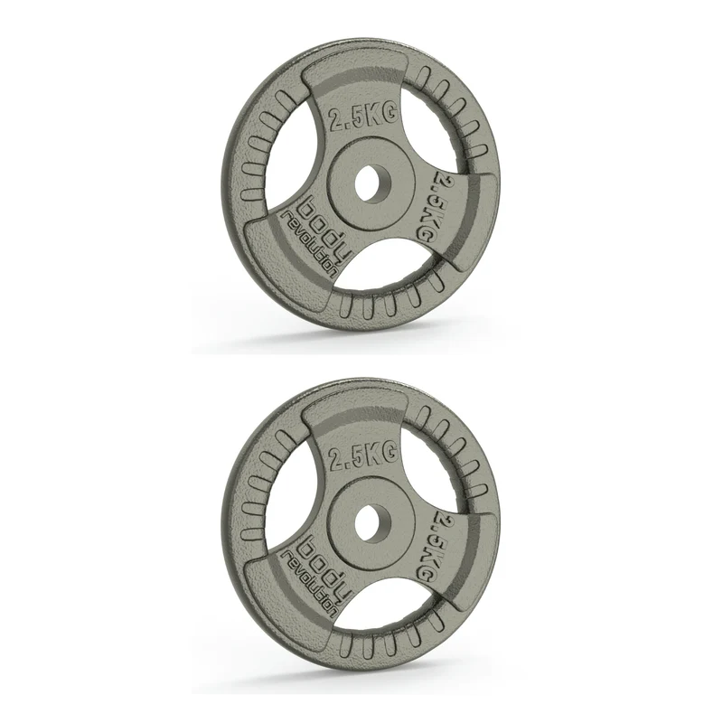 2 Disques de Musculation en Fonte de 5 kg (2 x 5 kg)