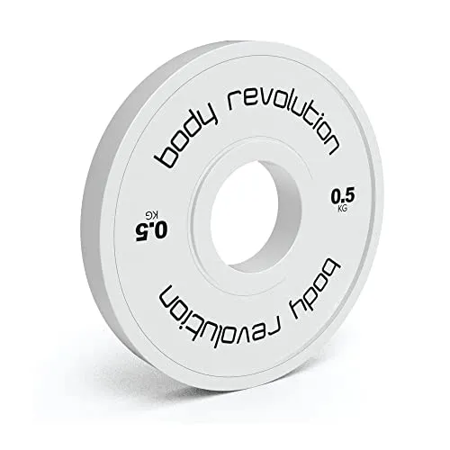 Lot Complet Disques de Musculation Fractionnés - 15 kg (1 x 0,5 kg, 1 x 1 kg, 1 x 1,5 kg, 1 x 2 kg, 1 x 2,5 kg)