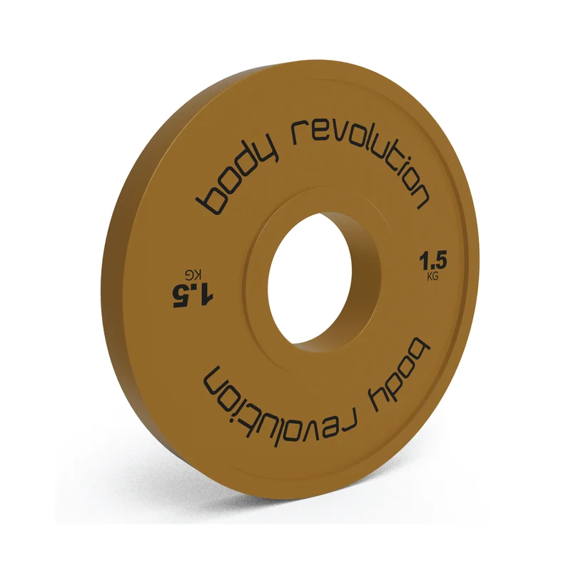 2 Disques de Musculation Fractionnés de 3 kg (2 x 1,5 kg)