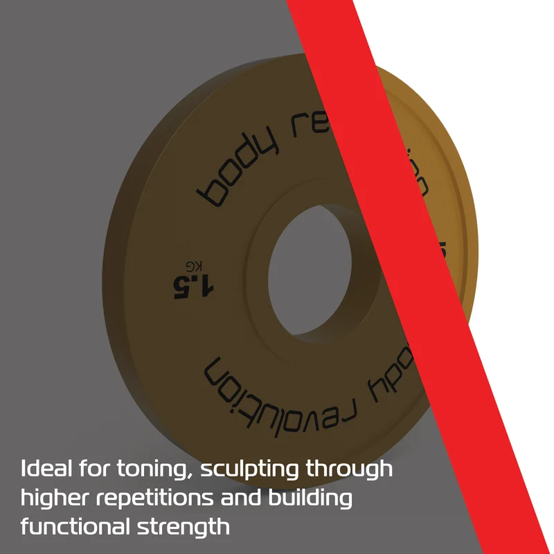 2 Disques de Musculation Fractionnés de 3 kg (2 x 1,5 kg)