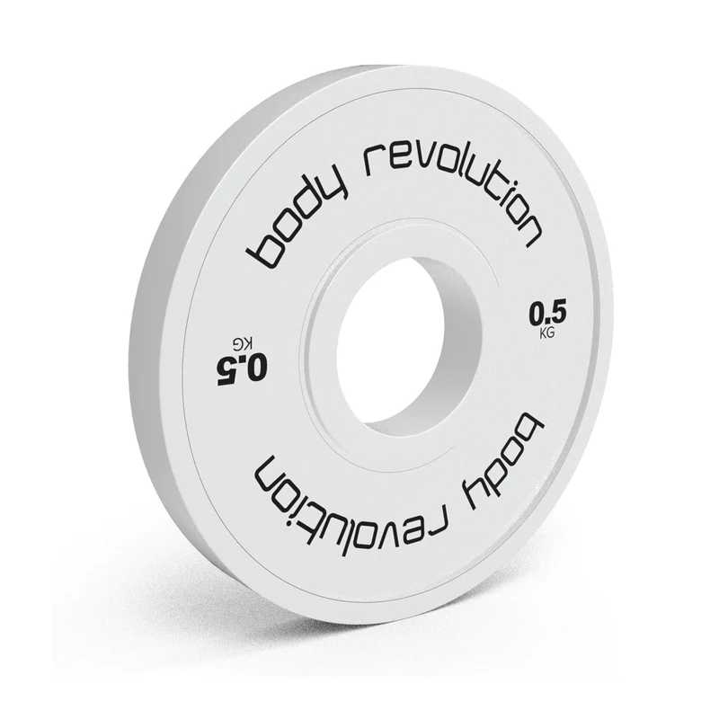 2 Disques de Musculation Fractionnés de 1 kg (2 x 0,5 kg)