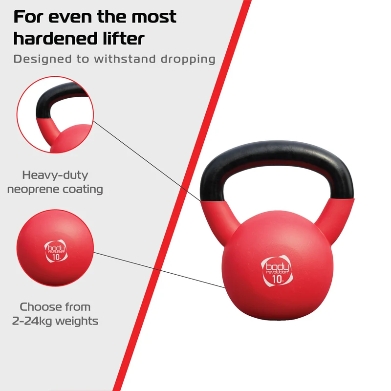 Kettlebell en Néoprène 10 kg