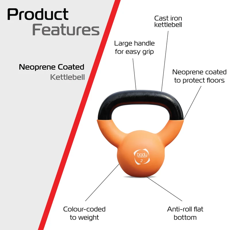 Kettlebell en Néoprène 2 kg