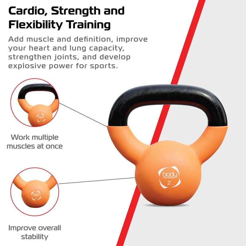 Kettlebell en Néoprène 2 kg