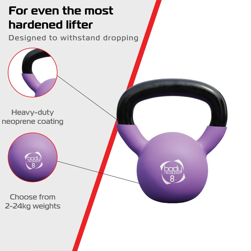 Kettlebell en Néoprène 8 kg