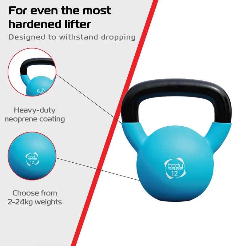 Kettlebell en Néoprène 12 kg