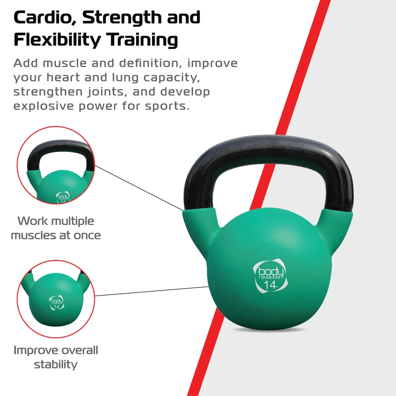 Kettlebell en Néoprène 14 kg