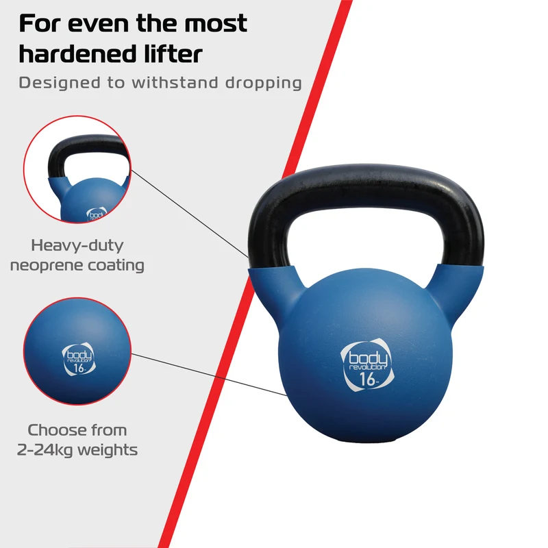 Kettlebell en Néoprène 16 kg