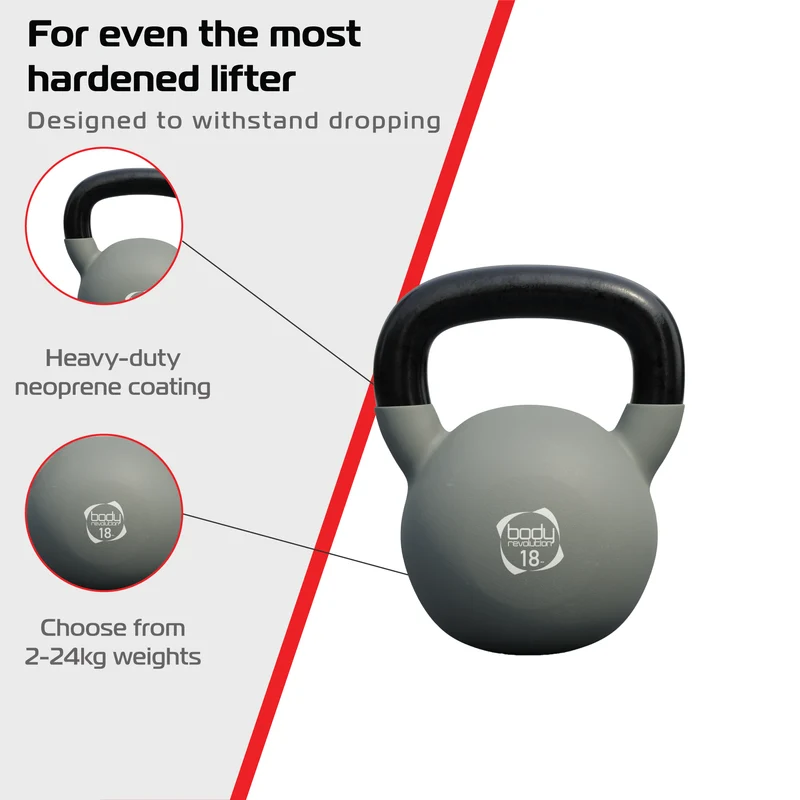 Kettlebell en Néoprène 18 kg