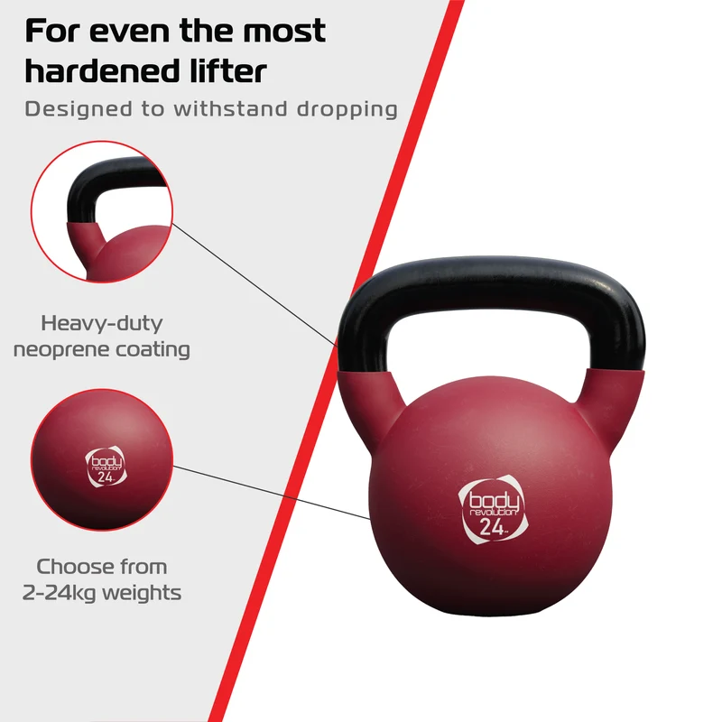 Kettlebell en Néoprène 24 kg