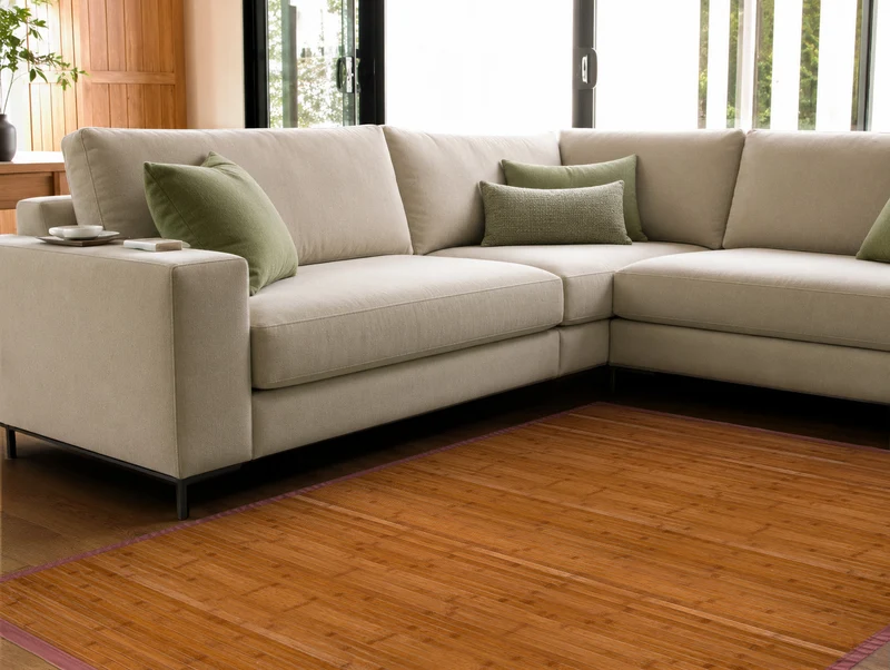 Tapis Bambou Naturel