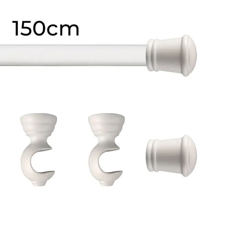 Tringle à rideau Ø30mm Cône Installation au plafond