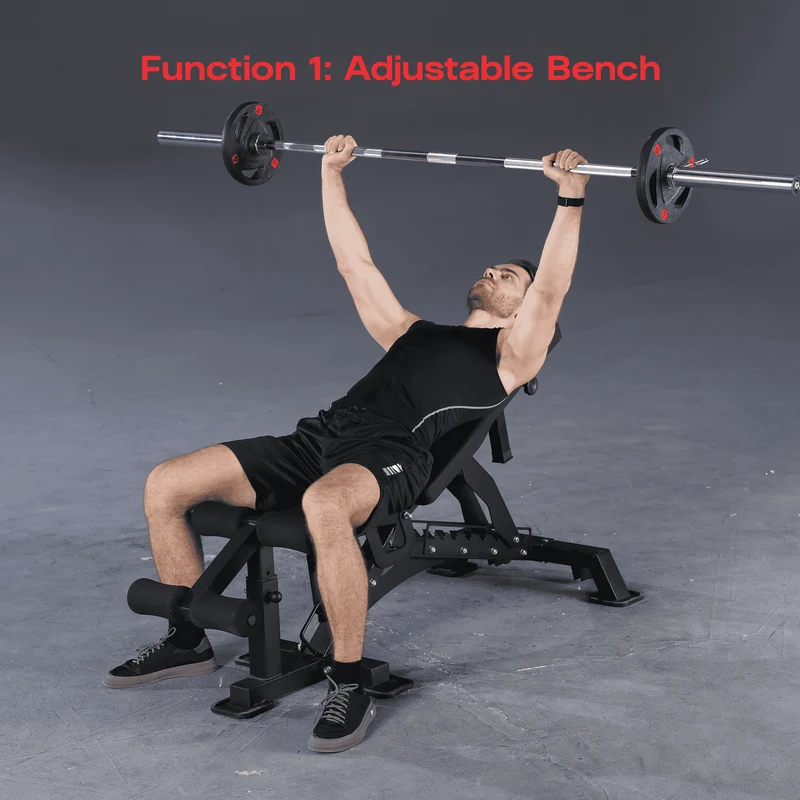 Heavy Duty 8-in-1 Adjustable Bench | Ascend HB-800