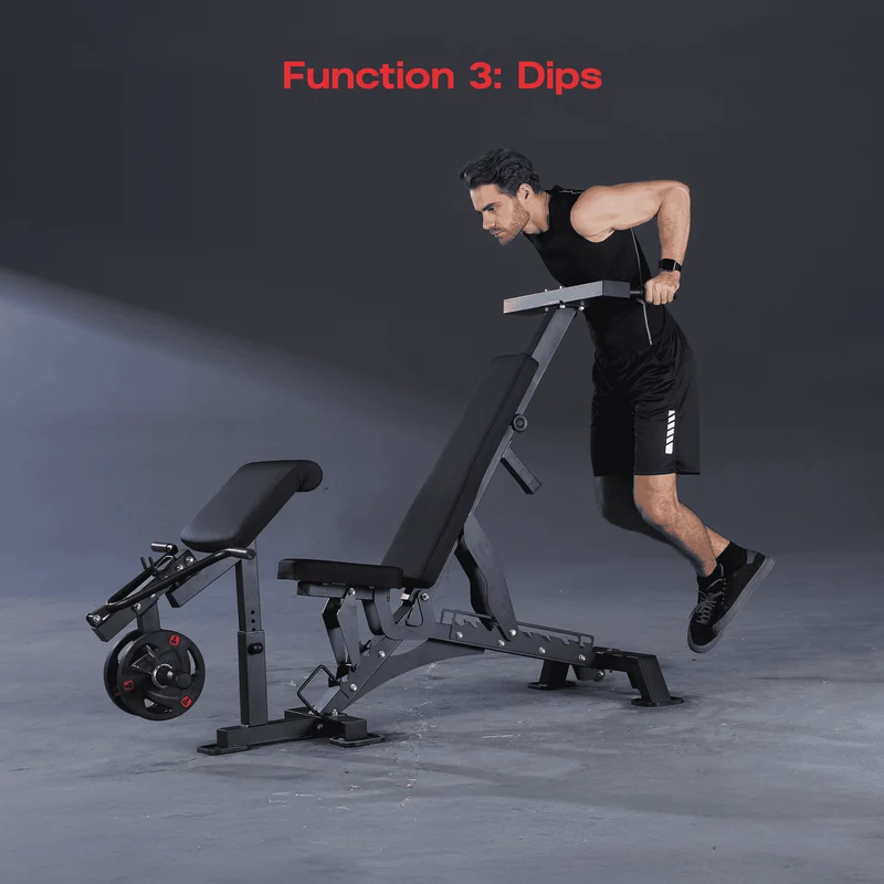 Heavy Duty 8-in-1 Adjustable Bench | Ascend HB-800
