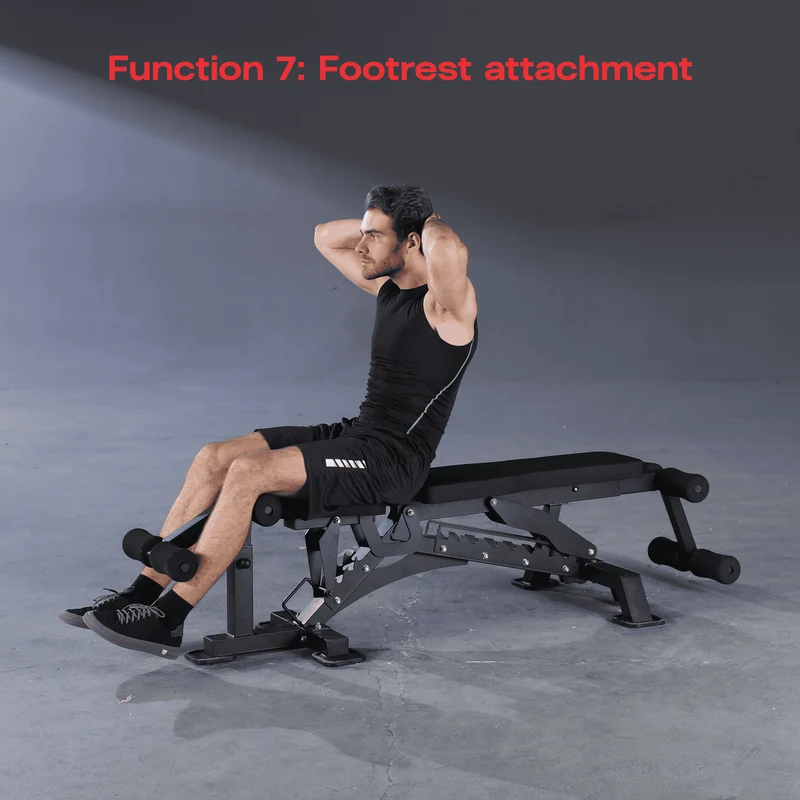 Heavy Duty 8-in-1 Adjustable Bench | Ascend HB-800