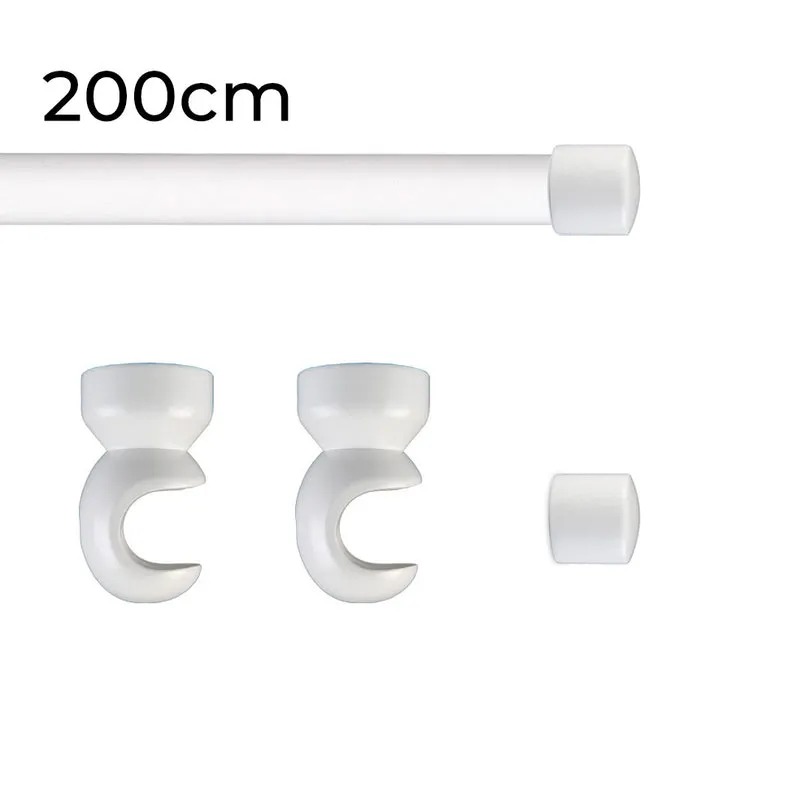 Tringle à rideau Ø22mm Bouchon Installation au plafond