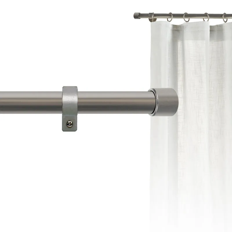 Tringle à rideau Ø22mm Bouchon Avec anneaux Installation au mur
