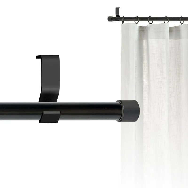 Tringle à rideau Ø22mm Bouchon Avec anneaux Installation au plafond