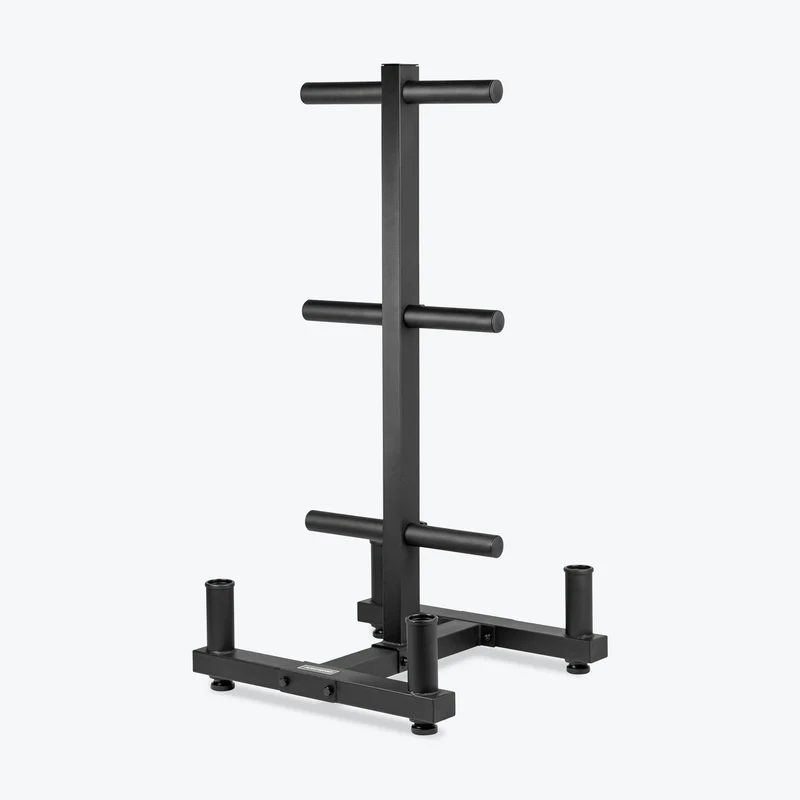 Olympic Weight Plate Tree & Barbell Rack