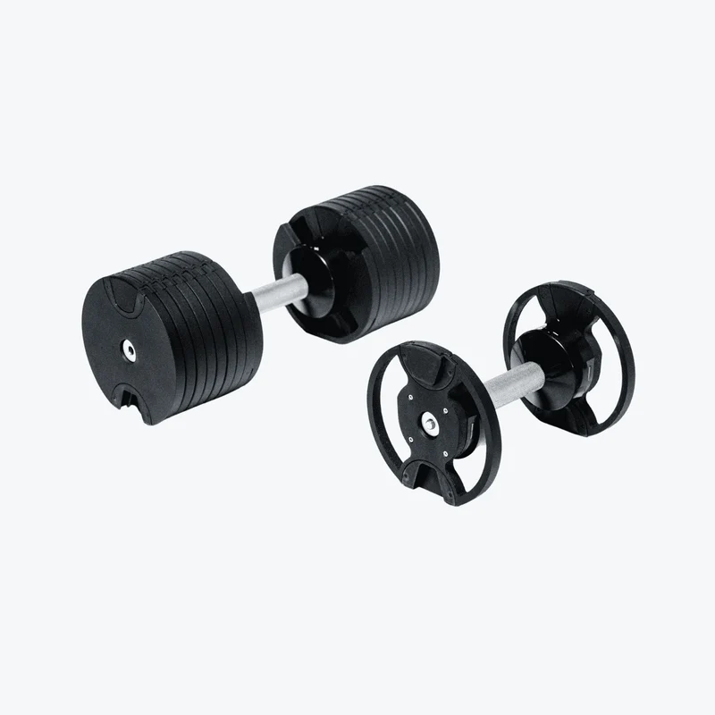 Bundle: Nuo Style Dumbbells (5 - 70 lb or 7.5-90 lb) & Bench