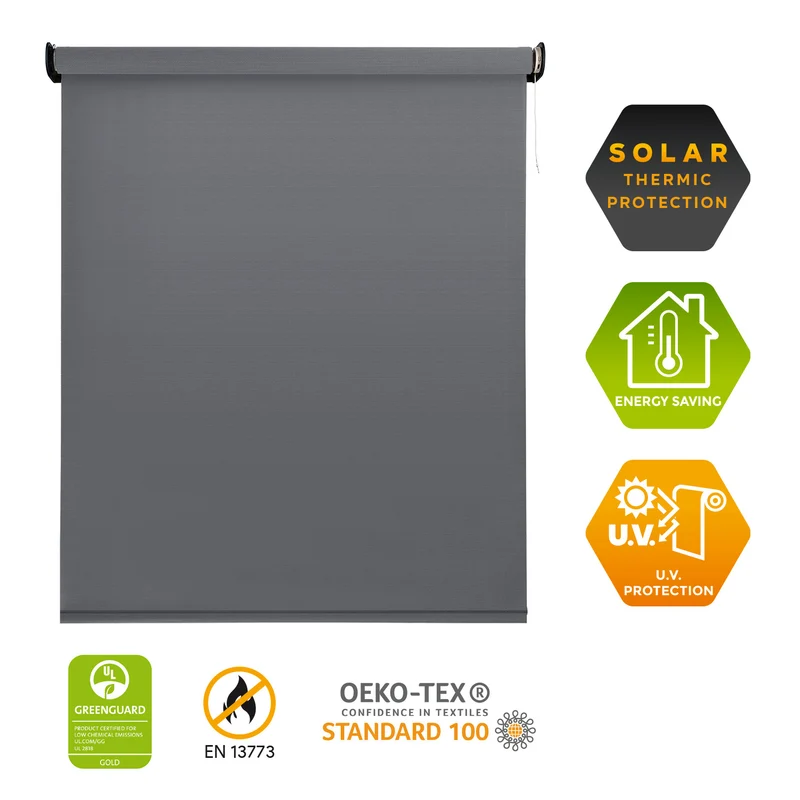 Store enrouleur Screen PRO Solar Motorisé Graphite