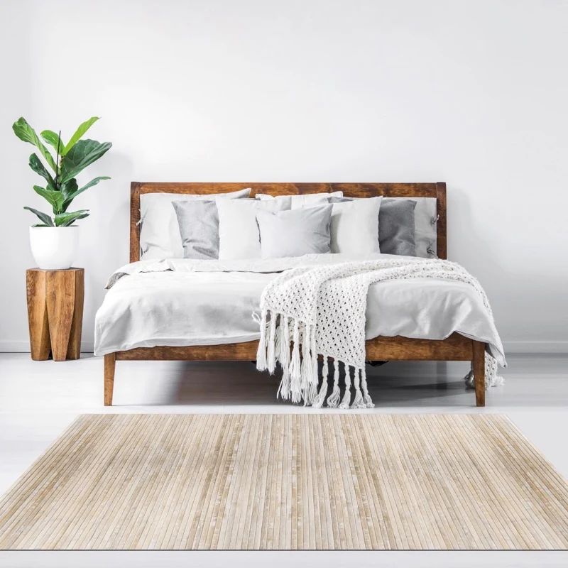 Tapis Bambou Naturel