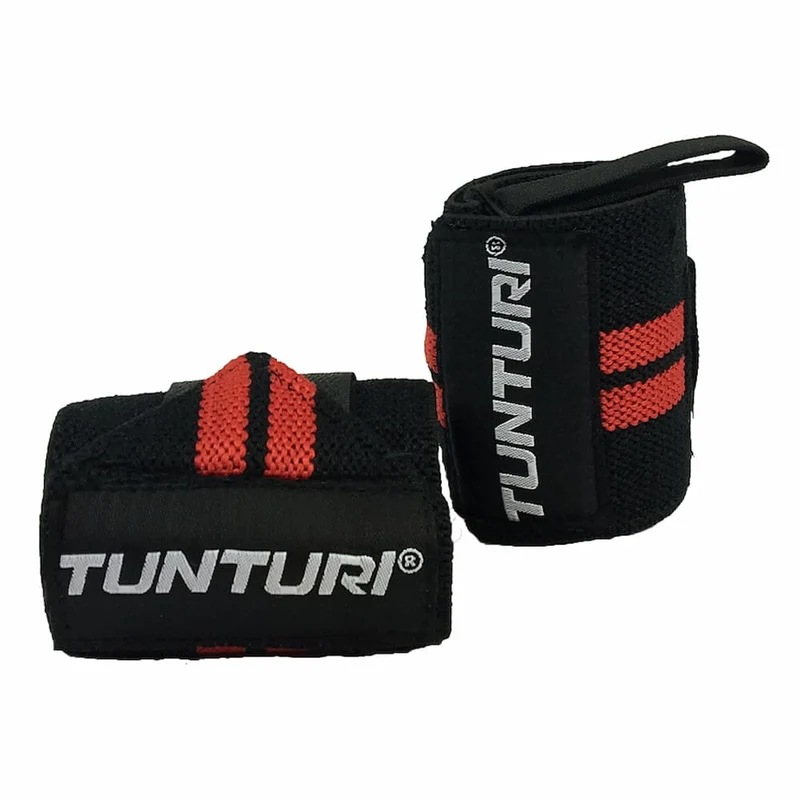 Wrist Wraps Noir et Rouge (la paire)