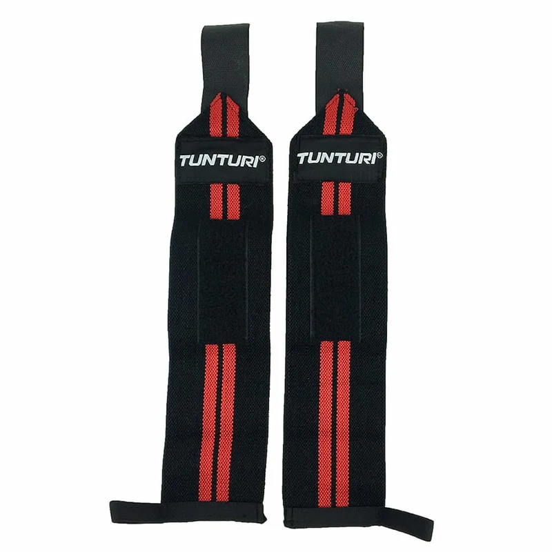 Wrist Wraps Noir et Rouge (la paire)