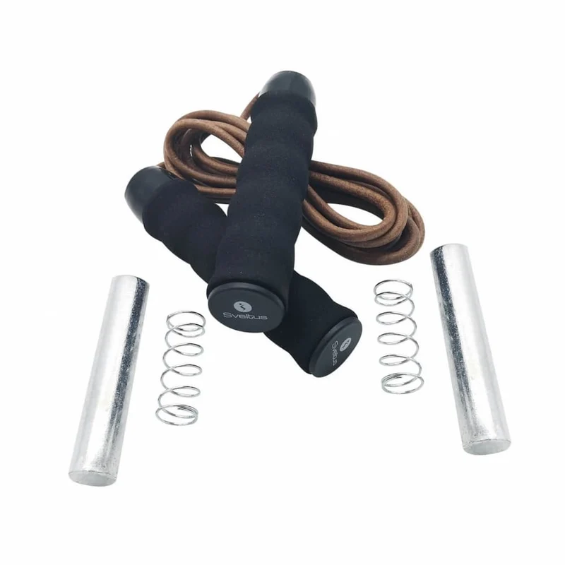 Corde à sauter cuir lestable