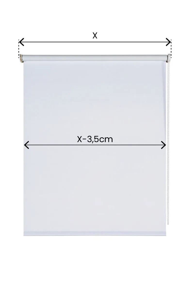 Store Enrouleur Occultant Blanc