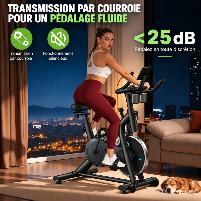 FITFOLDA VC690PRO - Vélo d'appartement compact haut de gamme