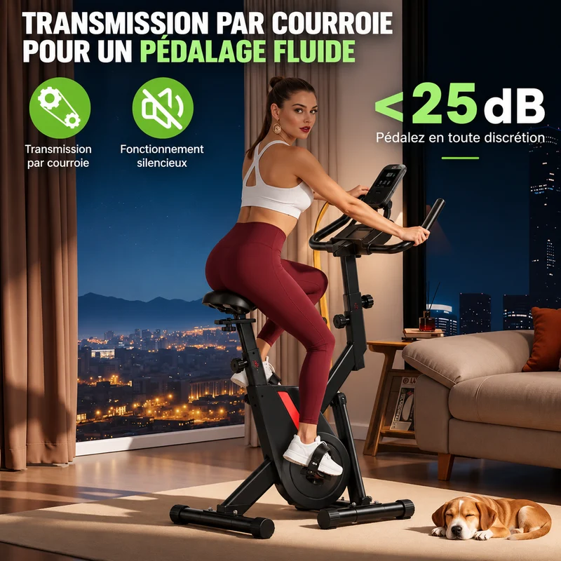 FITFOLDA VP390PRO - Vélo d'appartement pliable haut de gamme