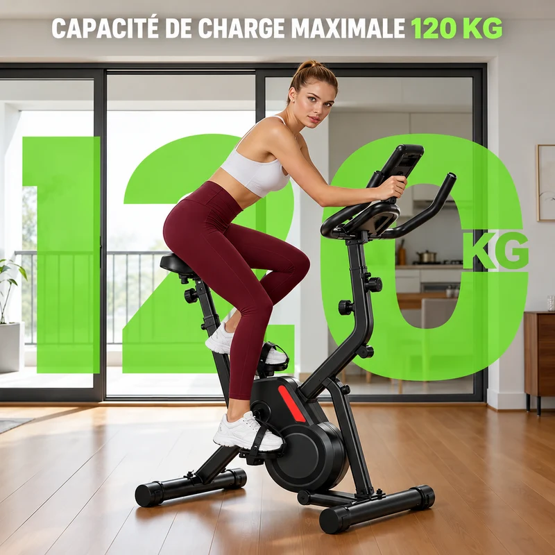 FITFOLDA VP390PRO - Vélo d'appartement pliable haut de gamme