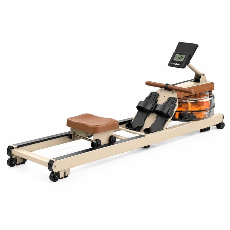 FITFOLDA RE790B - Rameur à résistance hydraulique - Coloris crème