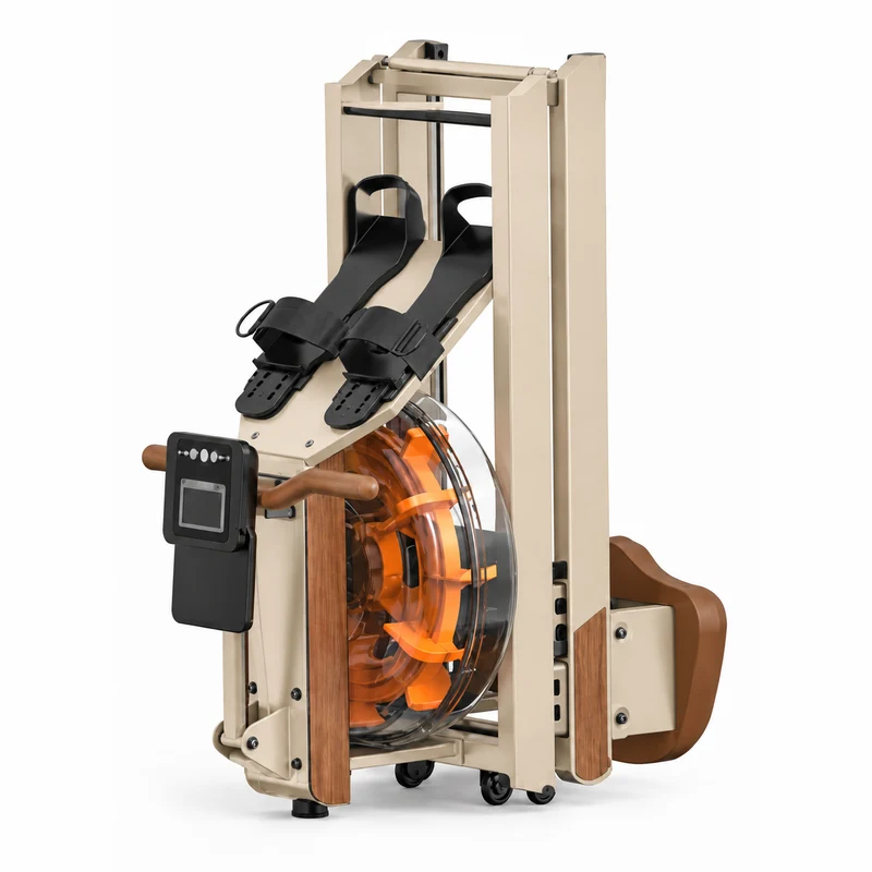 FITFOLDA RE790B - Rameur à résistance hydraulique - Coloris crème