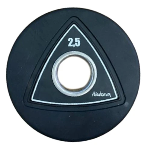 Disque caoutchouc olympique Noir