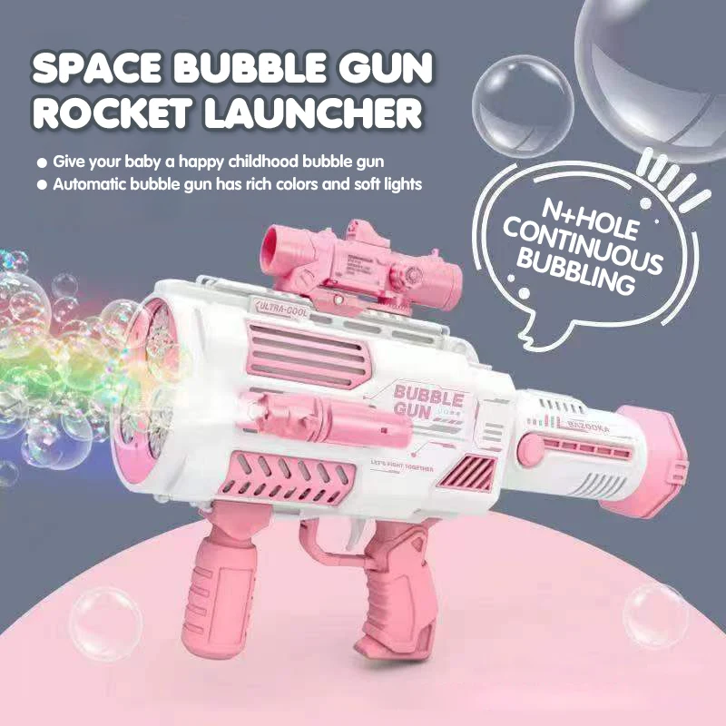 Pistolet à Bulles Automatique Fusée