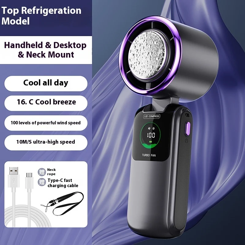 Ventilateur Portable USB avec Pack de Glace