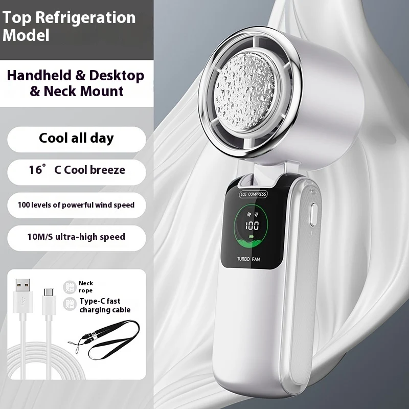 Ventilateur Portable USB avec Pack de Glace