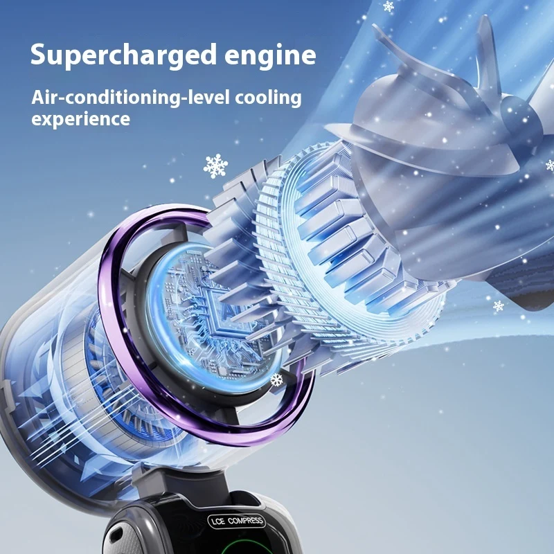 Ventilateur Portable USB avec Pack de Glace