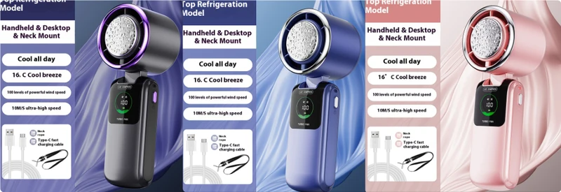 Ventilateur Portable USB avec Pack de Glace